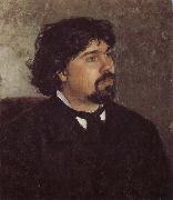 Ilia Efimovich Repin In Soviet Shinao portrait oil painting artist